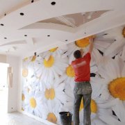 Hiasan drywall untuk kertas dinding: lakukan dengan betul