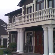 Chalets de finition: intérieur et façade