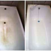 Bagaimana mandi lama dicat