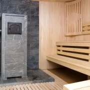 Batu bata yang melapisi dapur sauna: langkah demi langkah