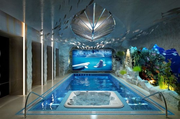 Reka bentuk hiasan untuk kolam renang