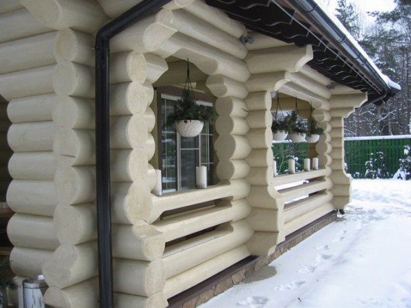 La conception originale de la maison en rondins