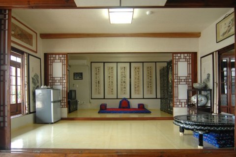 Kertas dinding lobi gaya Oriental