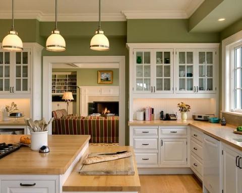 Peraturan untuk memilih skema warna untuk dinding dapur