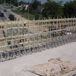 Construction d'un pont avec des raccords non métalliques