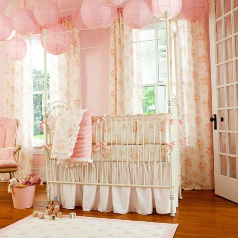 Dupleks kertas dinding kertas untuk bilik gadis usia bayi